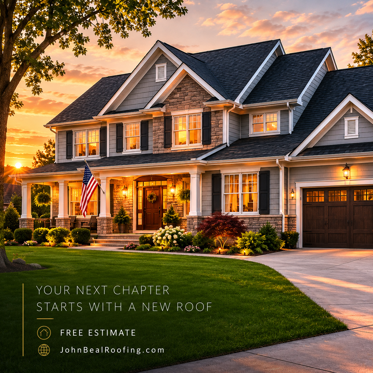 New roof next chapter ad creative