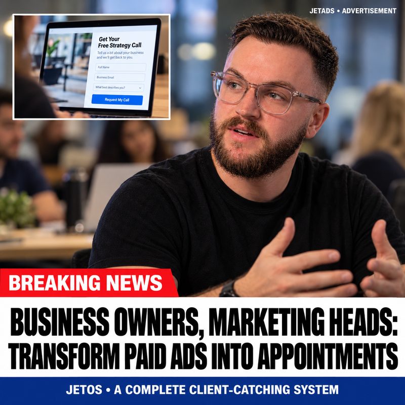 B2B lead gen JetAds ad creative