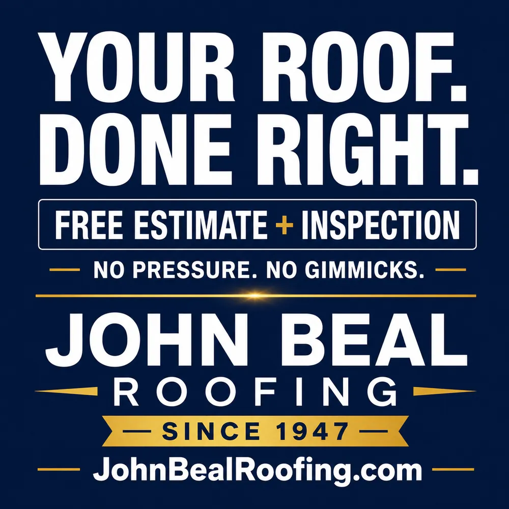 Roofing done right ad creative
